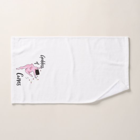 "Godin of Curves" Bad Handdoek (Handdoek)