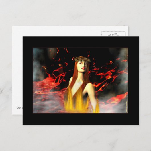 Godin of Fire Briefkaarten (Voorkant / Achterkant)