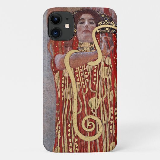 Godin of Health, Hygieia (Salus), Gustav Klimt Case-Mate iPhone Case (Achterkant)