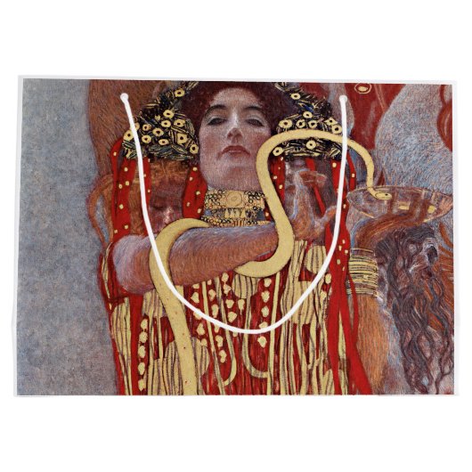 Godin of Health, Hygieia (Salus), Gustav Klimt Groot Cadeauzakje (Achterkant)
