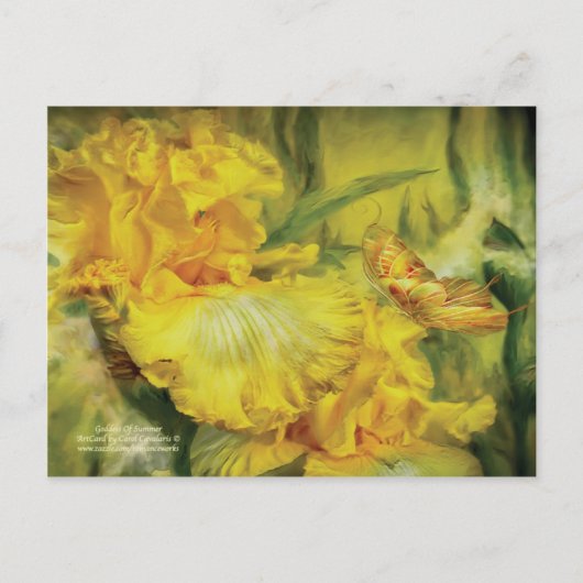 Godin of Summer Art Briefkaart (Voorkant)