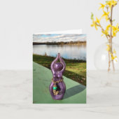 Godin op de rivier de All Occassions Kaart (Gele Bloem)