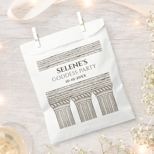 Godin party met aangepaste tekst en stenen element bedankzakje (Geknipt)