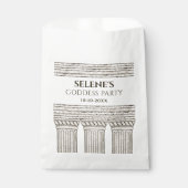 Godin party met aangepaste tekst en stenen element bedankzakje (Voorkant)