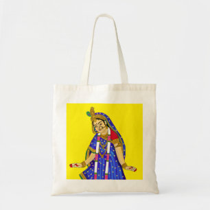 Godin Radha Boodschaptas Tote Bag