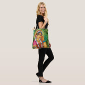 Godin Radha Boodschaptas Tote Bag (Op model)