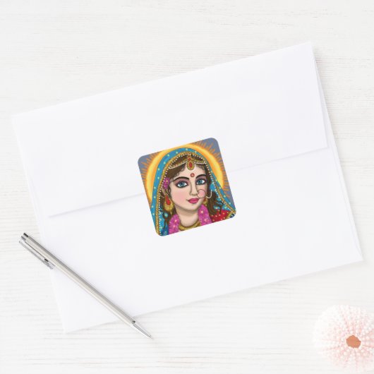 Godin Radha Sticker | Divine Hindu Devi Radha Sp (Envelop)