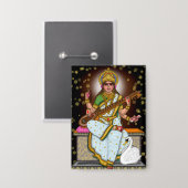 Godin Saraswati Knop Button (Voorkant / Achterkant)