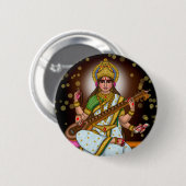 Godin Saraswati Knop Ronde Button 5,7 Cm (Voorkant /achterkant)
