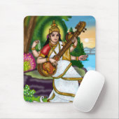 Godin Saraswati Muismat (Met muis)