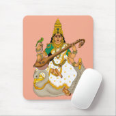 Godin Saraswati Muismat (Met muis)