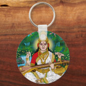 Godin Saraswati Sleutelhanger (Voorkant)
