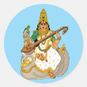 Godin Saraswati Sticker