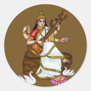 Godin Saraswati Stickers