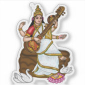 Godin Saraswati Stickers (Voorkant)