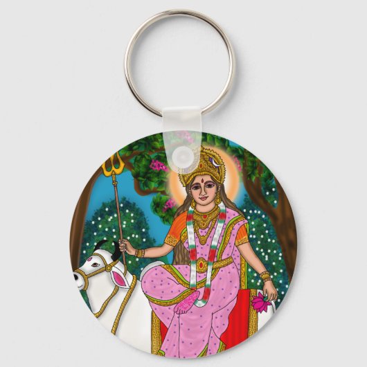 Godin Shailputri Sleutelhanger (Voorkant)