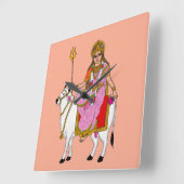 Godin Shailputri wandklok (Hoek)
