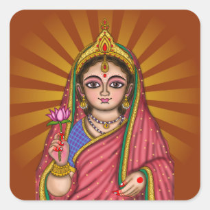 Godin Sita  Vierkante Sticker