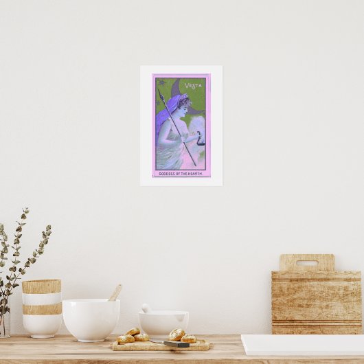 Godin the Hearth, Vesta, Poster Print (Keuken)