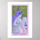 Godin the Hearth, Vesta, Poster Print (Voorkant)