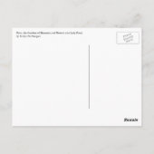 Godin van bloesems en bloemen, Flora door Morgan Briefkaart (Achterkant)