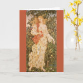 Godin van bloesems en bloemen, Flora door Morgan Kaart (Gele Bloem)