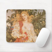 Godin van bloesems en bloemen, Flora door Morgan Muismat (Met muis)