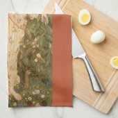 Godin van bloesems en bloemen, Flora door Morgan Theedoek (Quarter Fold)