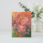 godin van Briefkaart van de lente-kunst (Staand voorkant)