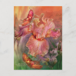 godin van Briefkaart van de lente-kunst