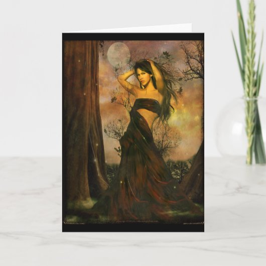 Godin van de aarde kaart (Voorkant)