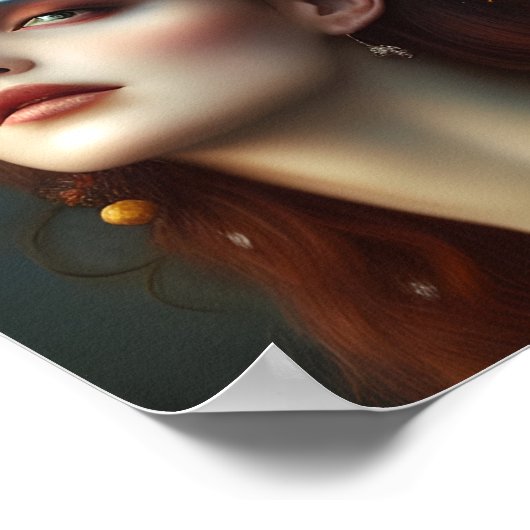 Godin van de Harvest Fantasy Digital Art Poster (Hoek)