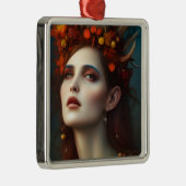 Godin van de Harvest Fantasy Keepomwille Metalen Ornament (Rechts)