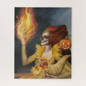 Godin van de herfst legpuzzel (Verticaal)