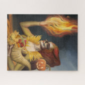 Godin van de herfst legpuzzel (Horizontaal)