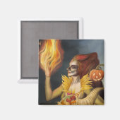 Godin van de Herfst Magneet (Voorkant / Achterkant)