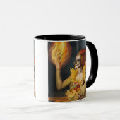 Godin van de herfst mok (Voorkant rechts)