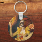 Godin van de herfst sleutelhanger (Achterkant)