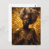 Godin van de Honingbijen Briefkaart (Voorkant / Achterkant)