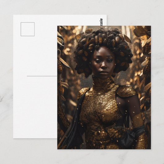 Godin van de Honingbijen Briefkaart (Voorkant / Achterkant)