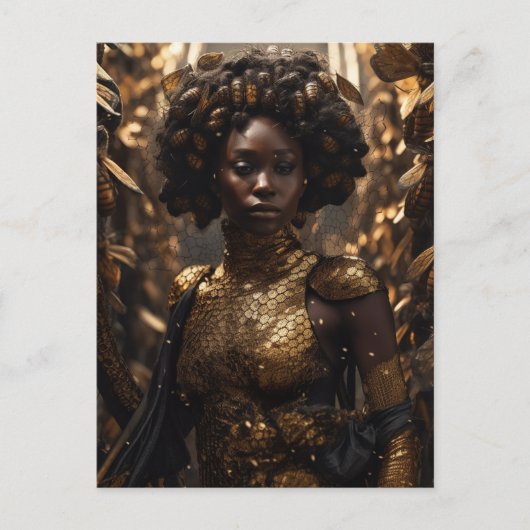 Godin van de Honingbijen Briefkaart (Voorkant)