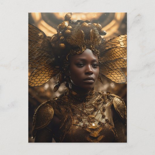 Godin van de Insecten Briefkaart (Voorkant)