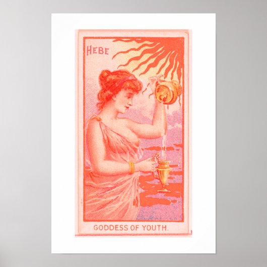 Godin van de Jeugd, Hebe, Poster Print (Voorkant)