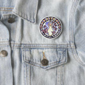 Godin van de lucht ronde button 5,7 cm (In situ)