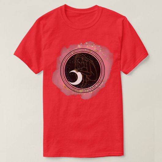 Godin van de maan t-shirt (Design voorkant)