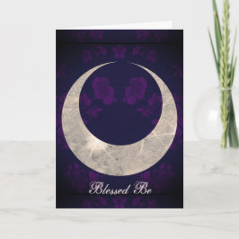 Godin van de Maan van de heks Prim Gehoornde Kaart