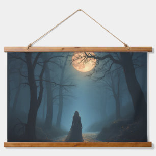 Godin van de nacht hangend wandkleed