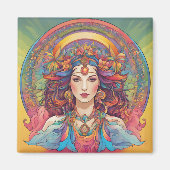 Godin van de regenbogen magneet (Voorkant)