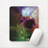 Godin van de regenboog Iris Mousepad Muismat (Met muis)