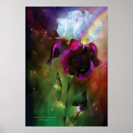 Godin van de regenboogkunst Poster/afdruk Poster